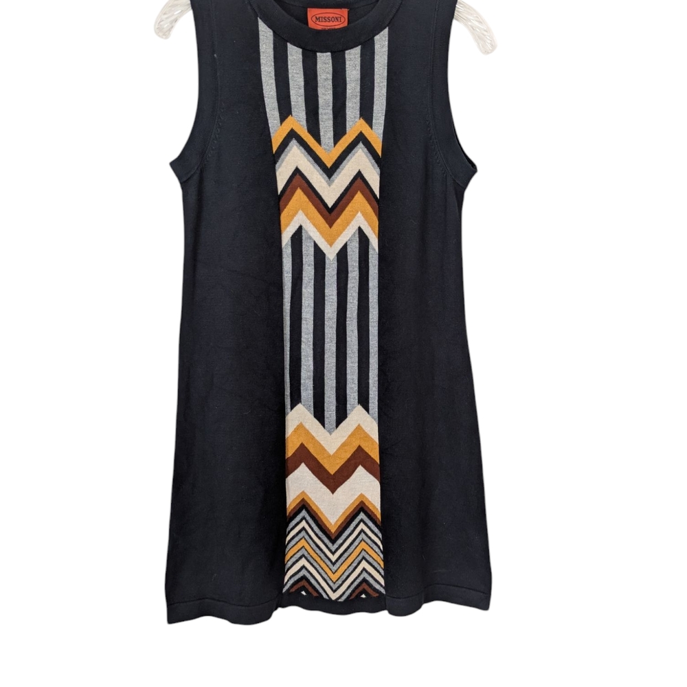 Missoni X Target Black Chevron Sweater Dress Sz.S